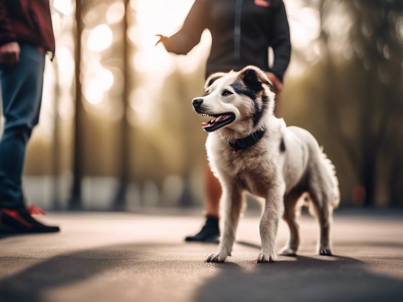 Bella during her training session.